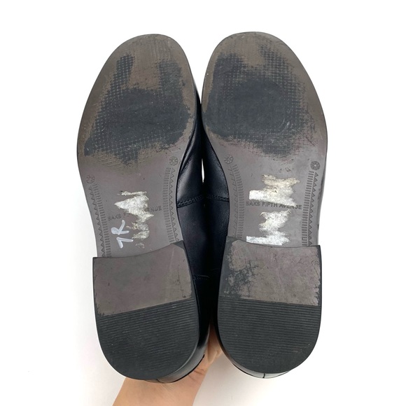 Saks Fifth Avenue Black Leather Firenze Loafer - Picture 4 of 7